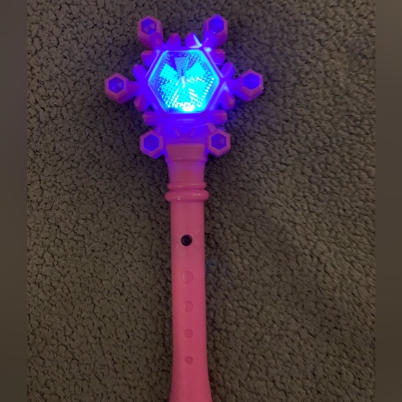 🍁PINK Light-up Musical Magic Princess Fairy WAND Costume Dress-up Halloween - Picture 3 of 10